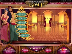 Aladdin's Gold Casino Screenshot